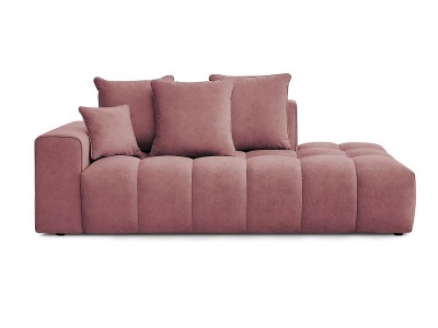 undefined, 3er Sofa BOBOCHIC MONT-BLANC Samt rosa