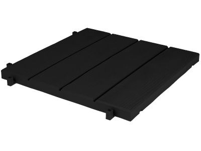 undefined, Terrassenplatte CLIP PVC schwarz, Terrassenplatte CLIP PVC schwarz