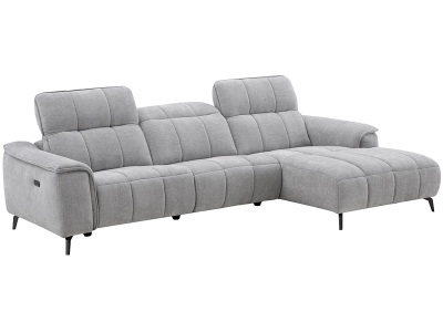 undefined, Ecksofa DIAN Stoff grau