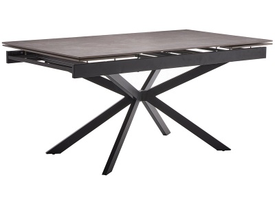 undefined, Tisch ausziehbar JAMES 160-240x90x75cm schwarz, Tisch ausziehbar JAMES 160-240x90x75cm schwarz