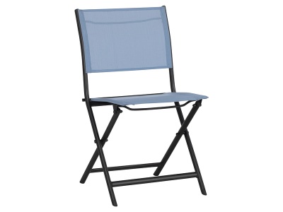 undefined, Gartenstuhl COLOR Aluminium blau, Gartenstuhl COLOR Aluminium blau