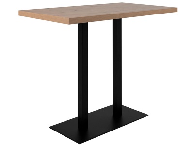 MID.YOU, MID.YOU Bartisch in holzwerkstoff 120/70/105 cm , Quadrato 120 Bartisch , Schwarz, Eiche Artisan , 70x105 cm , pulverbeschichtet,melaminharzbeschichtet,Nachbildung , 002478017705, MID.YOU Bartisch in holzwerkstoff 120/70/105 cm , Quadrato 120 Bartisch , Schwarz, Eiche Artisan , 70x105 cm , pulverbeschichtet,melaminharzbeschichtet,Nachbildung , 002478017705