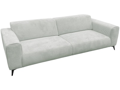 undefined, 3er Sofa JULIA Stoff hellgrau