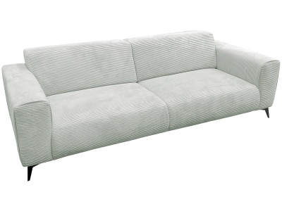 undefined, 2er Sofa JULIA Stoff hellgrau