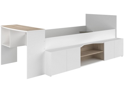 Bett Büro CLEO 90x200cm weiss