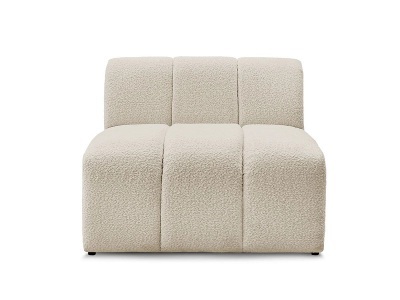 Bobochic, Modulare Sessel für Sofa BOBOCHIC ANNECY Boucle-Stoff beige, Modulare Sessel für Sofa BOBOCHIC ANNECY Boucle-Stoff beige
