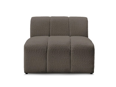 Bobochic, Modulare Sessel für Sofa BOBOCHIC ANNECY Boucle-Stoff rotbraun, Modulare Sessel für Sofa BOBOCHIC ANNECY Boucle-Stoff rotbraun