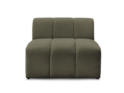 Bobochic, Modulare Sessel für Sofa BOBOCHIC ANNECY Boucle-Stoff grün