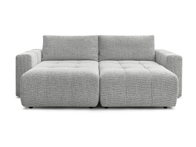 Bobochic, Sofa BOBOCHIC ARSENE Stoff chiniert hellgrau