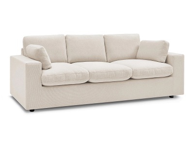 Bobochic, 3er Sofa BOBOCHIC BELAIR Stoff beige, 3er Sofa BOBOCHIC BELAIR Stoff beige