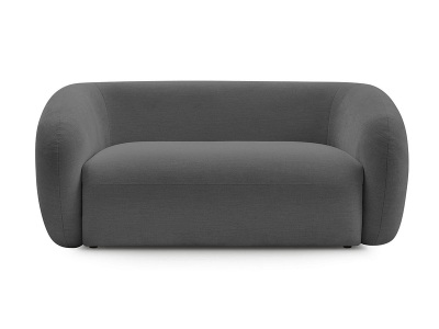 Bobochic, 2er Sofa BOBOCHIC CELINE Stoff dunkelgrau