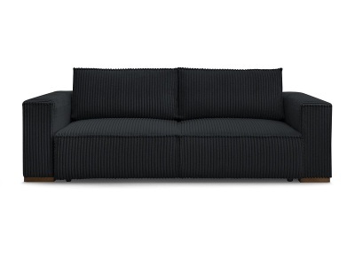 Bobochic, 3er Sofa BOBOCHIC CHELSEA Cord-Stoff schwarz