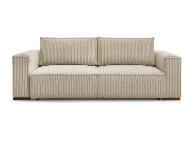 Bobochic, 3er Sofa BOBOCHIC CHELSEA Cord-Stoff taupe