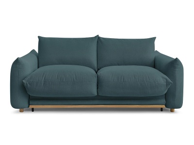 Bobochic, 3er Sofa BOBOCHIC ERNEST Stoff dunkelblau