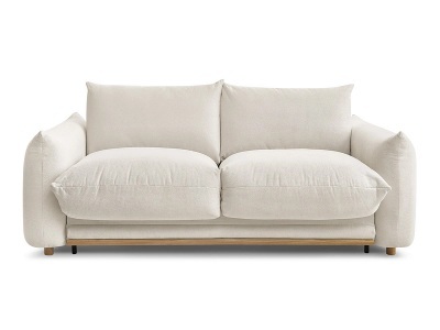Bobochic, 3er Sofa BOBOCHIC ERNEST Stoff beige