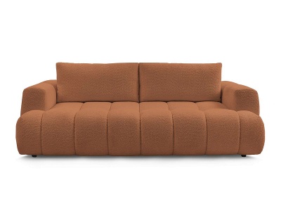 Bobochic, 3er Sofa BOBOCHIC FUJI Boucle-Stoff orange