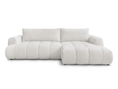 Bobochic, Ecksofa BOBOCHIC FUJI Boucle-Stoff weiss