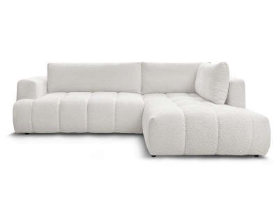 Bobochic, Ecksofa BOBOCHIC FUJI Boucle-Stoff weiss