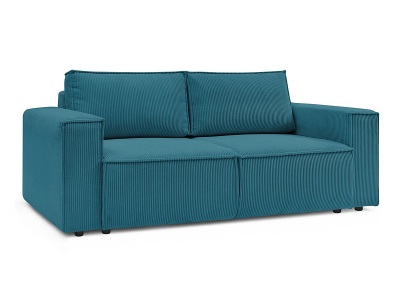Bobochic, 2er Sofa BOBOCHIC NIHAD Cord-Stoff dunkelblau