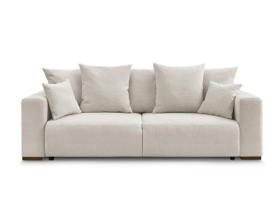 Bobochic, 3er Sofa BOBOCHIC SIDONIE Stoff chiniert beige