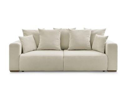 Bobochic, 3er Sofa BOBOCHIC SIDONIE Cord-Stoff beige