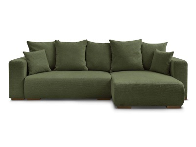 Bobochic, Ecksofa BOBOCHIC SIDONIE Stoff chiniert grün