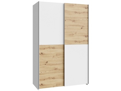 undefined, Schwebetürenschrank PAULINE weiss 2 Türen, Schwebetürenschrank PAULINE weiss 2 Türen