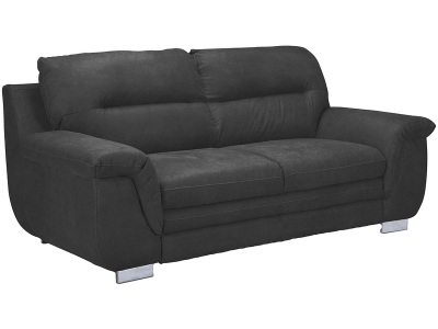 undefined, 2er Sofa TRAPANI Stoff anthrazit