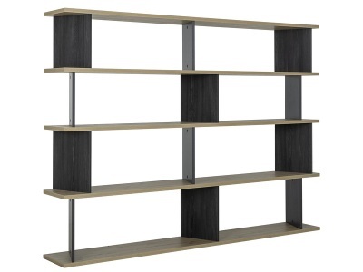 undefined, Bibliothek 220x32x163cm spanplatte, Bibliothek ALANA 220x32x163cm spanplatte