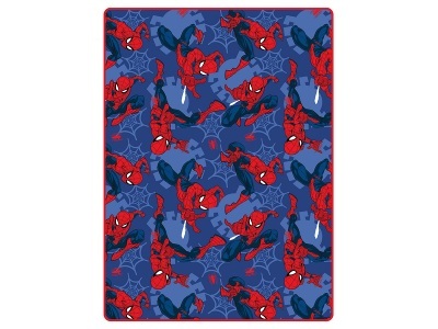 undefined, Decke SPIDERMAN 110x150cm blau bedruckt, Decke SPIDERMAN 110x150cm blau bedruckt