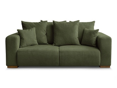 Bobochic, 2er Sofa BOBOCHIC SIDONIE Stoff chiniert grün, 2er Sofa BOBOCHIC SIDONIE Stoff chiniert grün