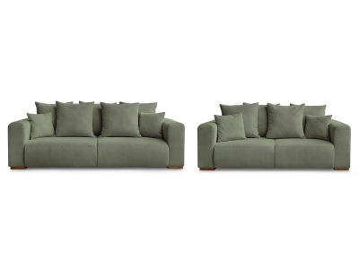 Bobochic, 2er + 3er Sofa BOBOCHIC SIDONIE