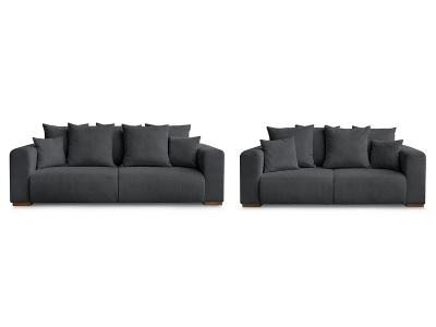 Bobochic, 2er + 3er Sofa BOBOCHIC SIDONIE