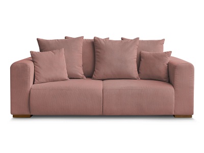 Bobochic, 2er Sofa BOBOCHIC SIDONIE Cord-Stoff rosa, 2er Sofa BOBOCHIC SIDONIE Cord-Stoff rosa