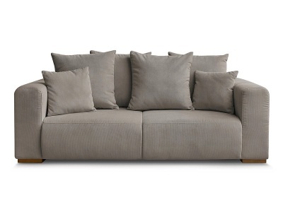 Bobochic, 2er Sofa BOBOCHIC SIDONIE Cord-Stoff taupe, 2er Sofa BOBOCHIC SIDONIE Cord-Stoff taupe