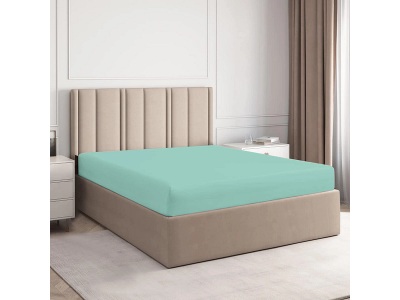 CONFORAMA, Fixleintuch DH PERCALE 90x200cm blau