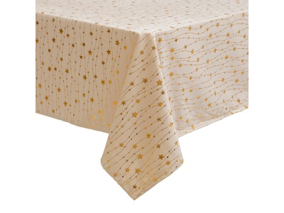 ATMOSPHERA, Tischdecke NEVA Polyester elfenbein