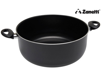 ZANETTI, ZANETTI Kochtopf ATICA Ø24cm aluminium schwarz