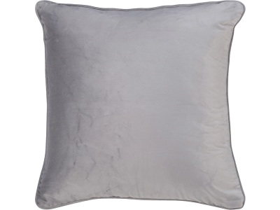 CONFORAMA, Kissenbezug VELVET 50x50cm hellgrau unifarben