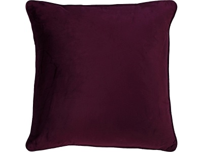 CONFORAMA, Kissenbezug VELVET 50x50cm pflaumenblau unifarben
