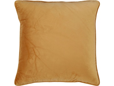 CONFORAMA, Kissenbezug VELVET 50x50cm gelb unifarben