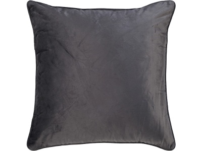 CONFORAMA, Kissenbezug VELVET 50x50cm dunkelgrau unifarben