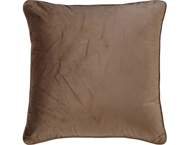CONFORAMA, Kissenbezug VELVET 50x50cm taupe unifarben