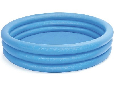 Intex, INTEX Kinderpool Crystal Blue 147 x 33 cm, INTEX aufblasbares Schwimmbad hellblau