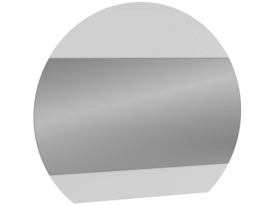 undefined, Spiegel rund PULP 4x110cm weiss, Spiegel rund PULP 4x110cm weiss