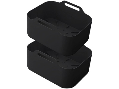 KITCHENCOOK, KITCHENCOOK Set 2 Körbe für Air Fryer Silipot2