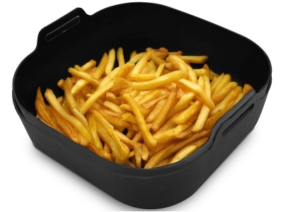 KITCHENCOOK, KITCHENCOOK Set 2 Körbe für Air Fryer Silipot square