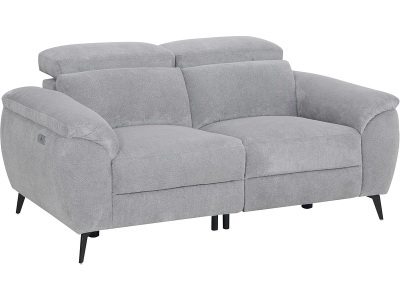 CONFORAMA, 2er Sofa CARMELO Stoff grau, 2er Sofa CARMELO Stoff grau