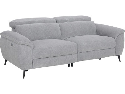CONFORAMA, 3er Sofa CARMELO Stoff grau, 3er Sofa CARMELO Stoff grau