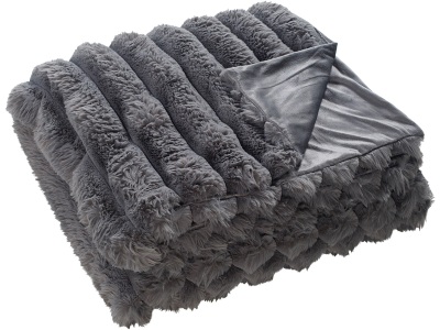 CONFORAMA, Decke STEVEN 150x200cm grau